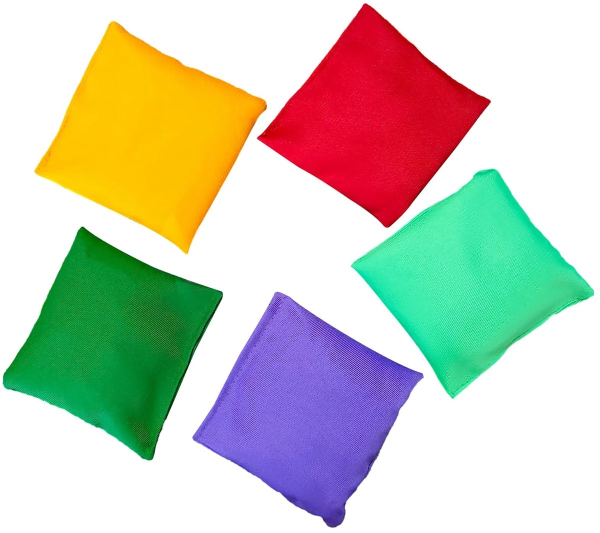 SolidKeus - Set van 5 Kleurige Bean Bags voor Buiten Spellen