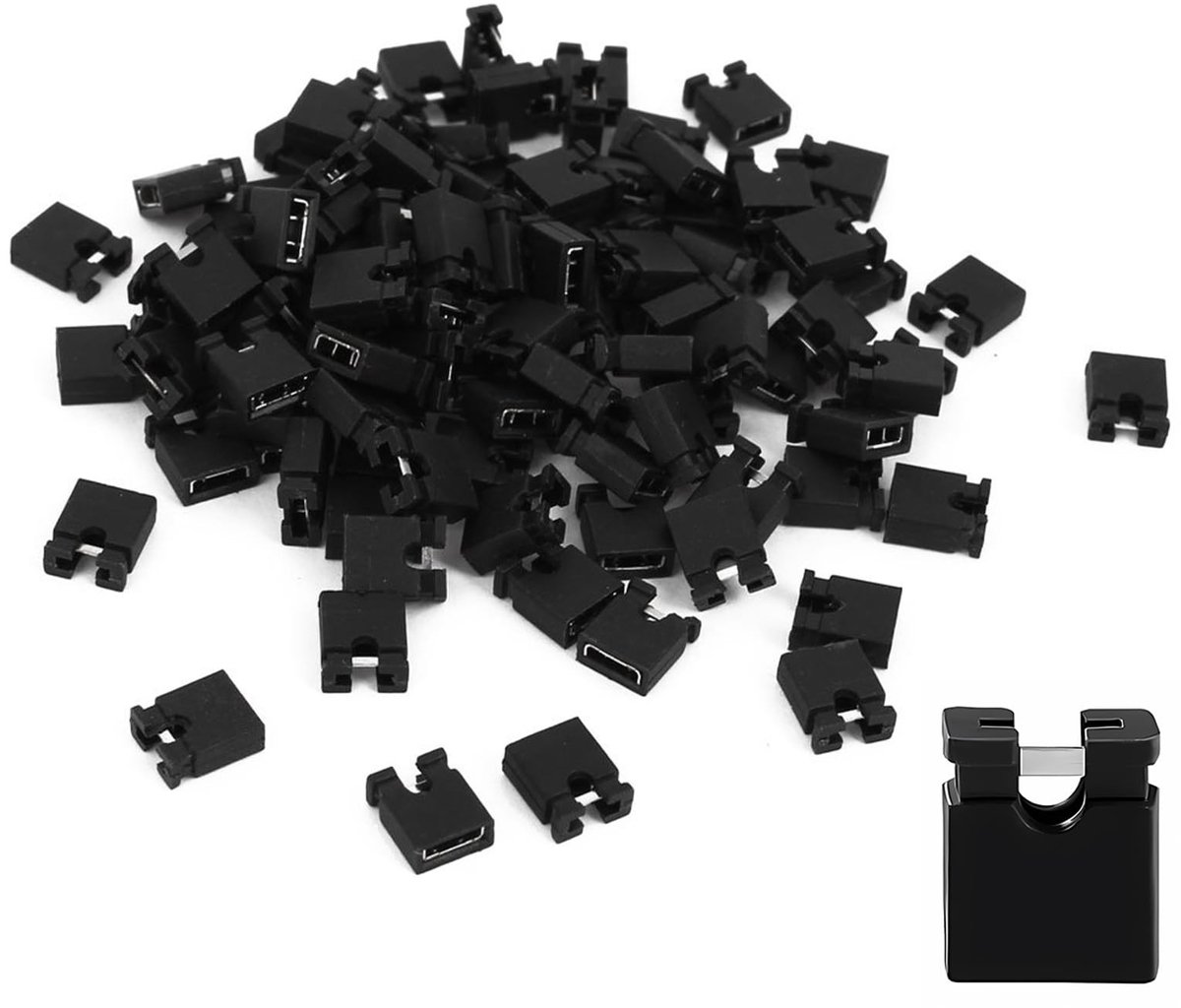 SolidKeus - 100 Stuks Mini Brugkapjes voor Elektronische Projecten