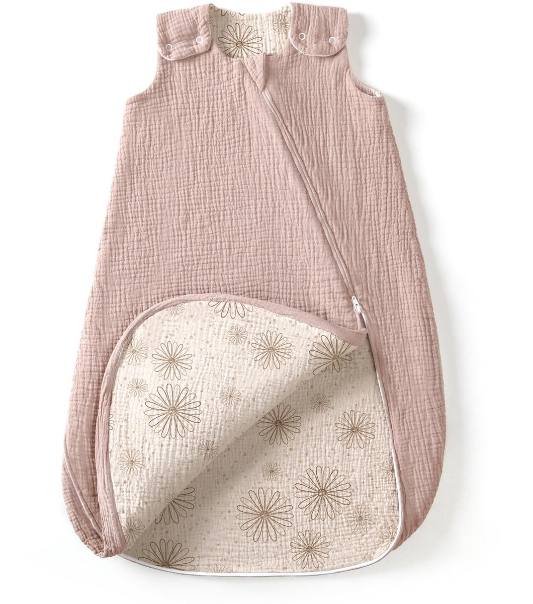 SolidKeus - Muslin Baby Slaapzak 80 cm voor 9-15 Maanden