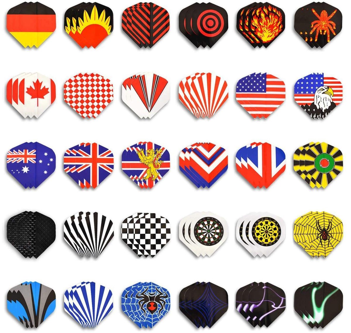 SolidKeus - Set van 90 Dartflights voor Dartpijlen