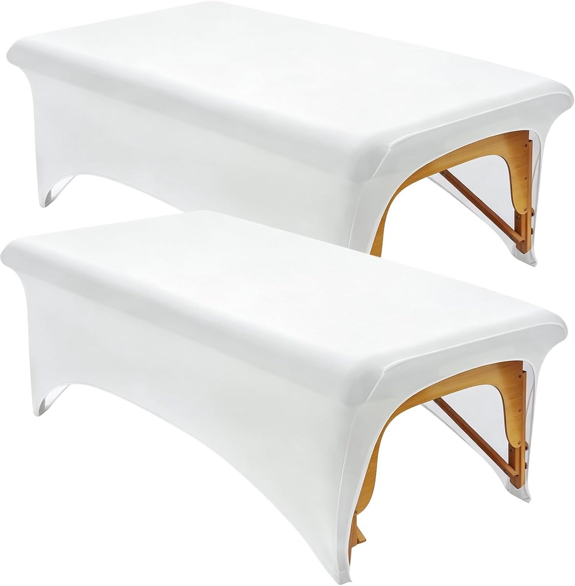 2 stuks overtrek voor massagetafel, 183 x 74 x 75 cm, wasbaar beauty-dekbedovertrek, massagetafel, dekbed, herbruikbaar, wimperdekbedovertrek, pasvorm, elastische massagestoelhoes, voor spa en