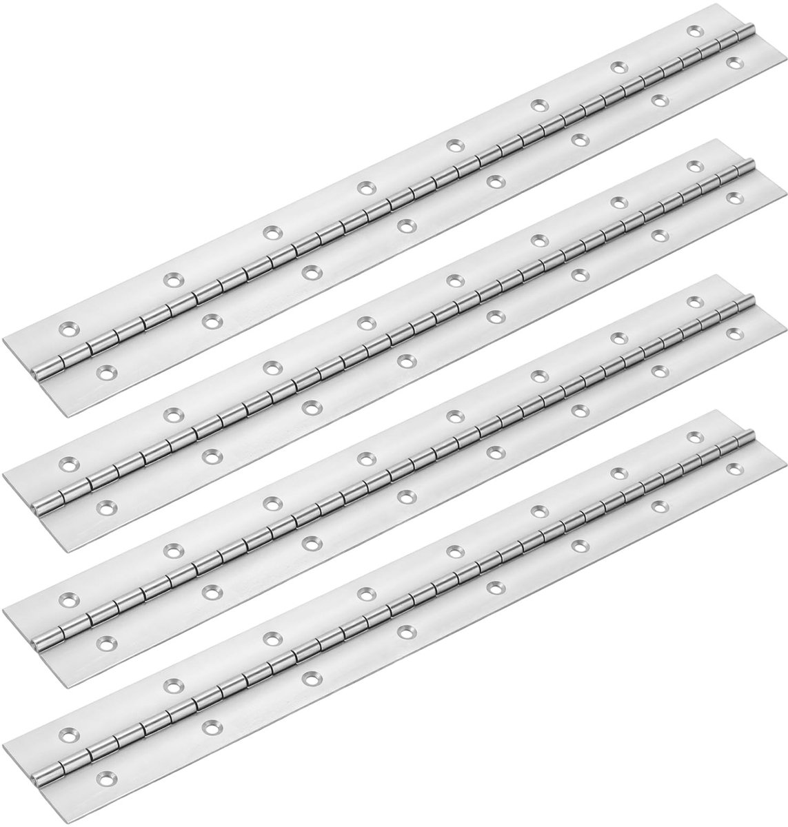 SolidKeus - Roestvrijstalen Piano Scharnier voor Kastdeur en Raam, 400 x 50 mm