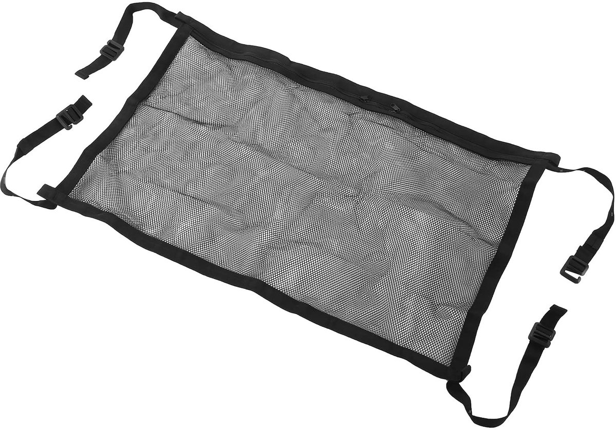 SolidKeus - Duurzame Mesh-organizer voor Auto met Praktisch Opbergvak