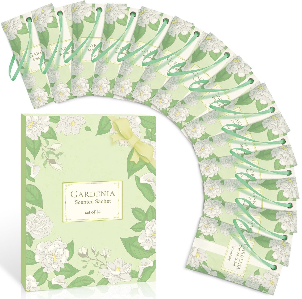 SolidKeus - Geurzakjes Gardenia voor Kasten en Lades