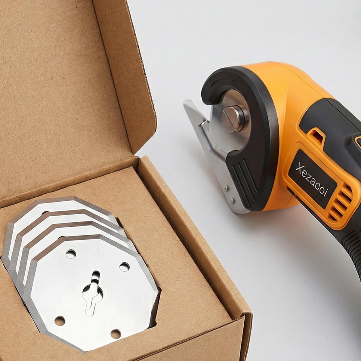 SolidKeus - Set van 4 Reserve Rolsnijmessen 40 mm voor Elektrische Snijmachines