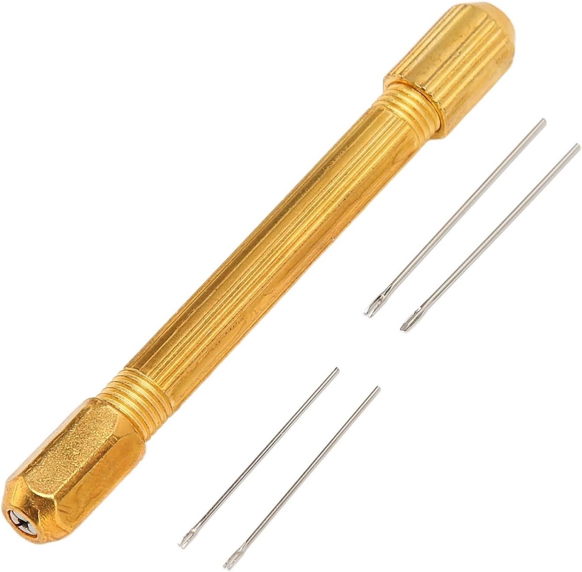 Gereedschapshouder voor haarworteling van poppen met 4 extra naalden, ideaal voor haarstyling en knutselen
