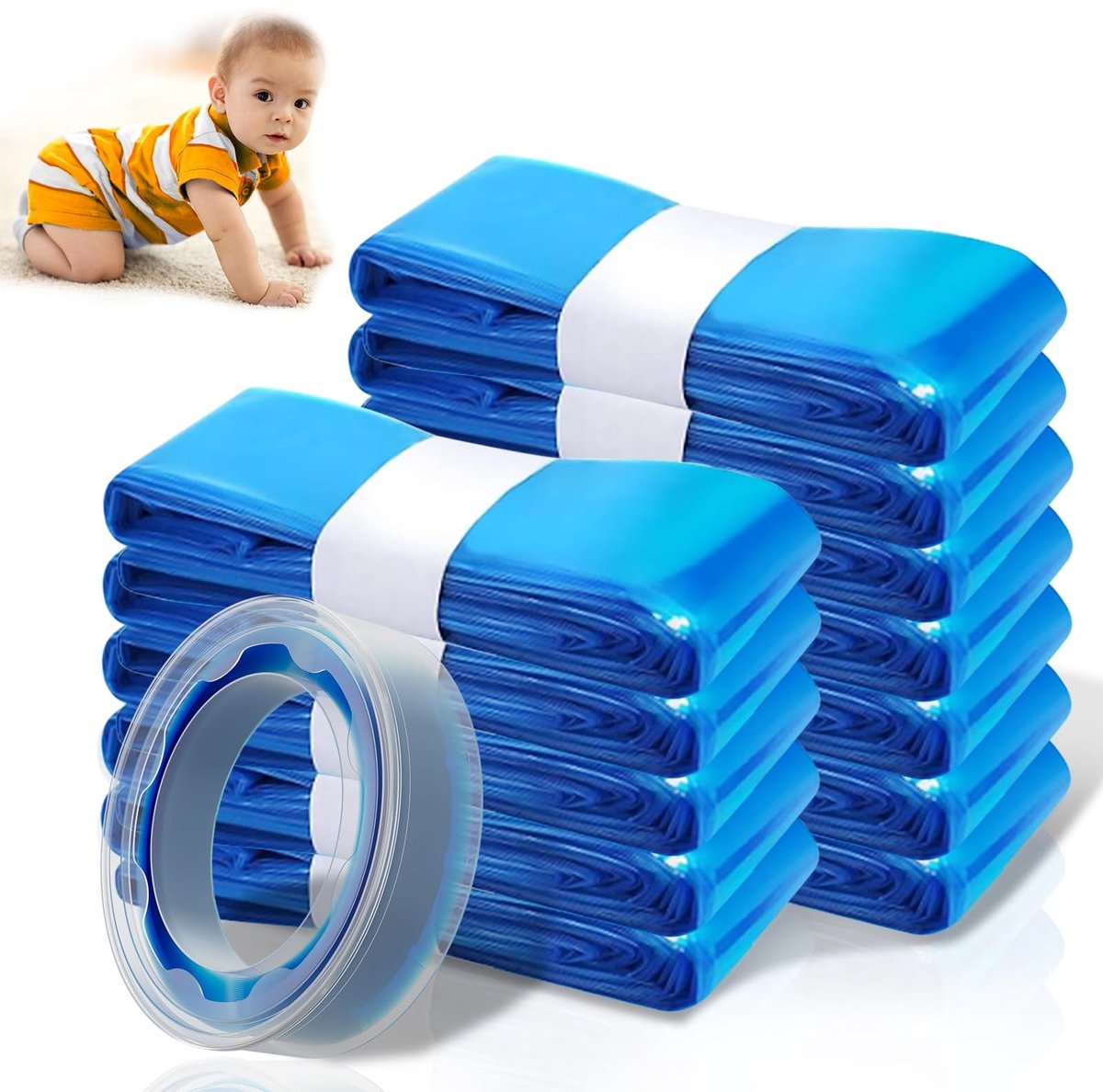 SolidKeus - Refill Cassettes voor Nappy Bin, 4.5 m, Stevig en Lekvrij
