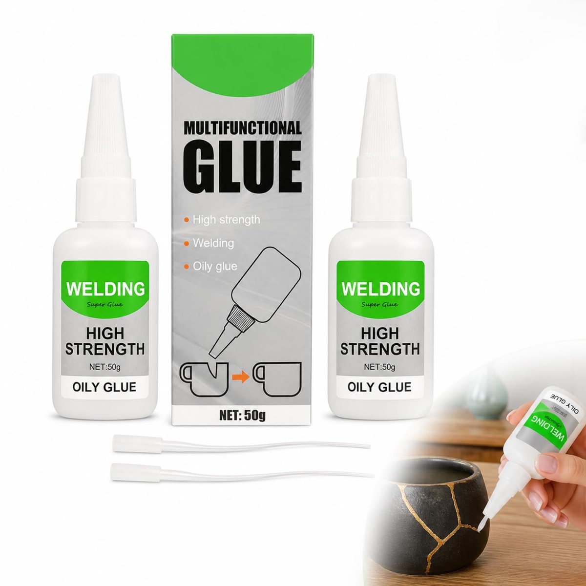 SolidKeus - 50 g Universele Lijm voor Diverse Materialen