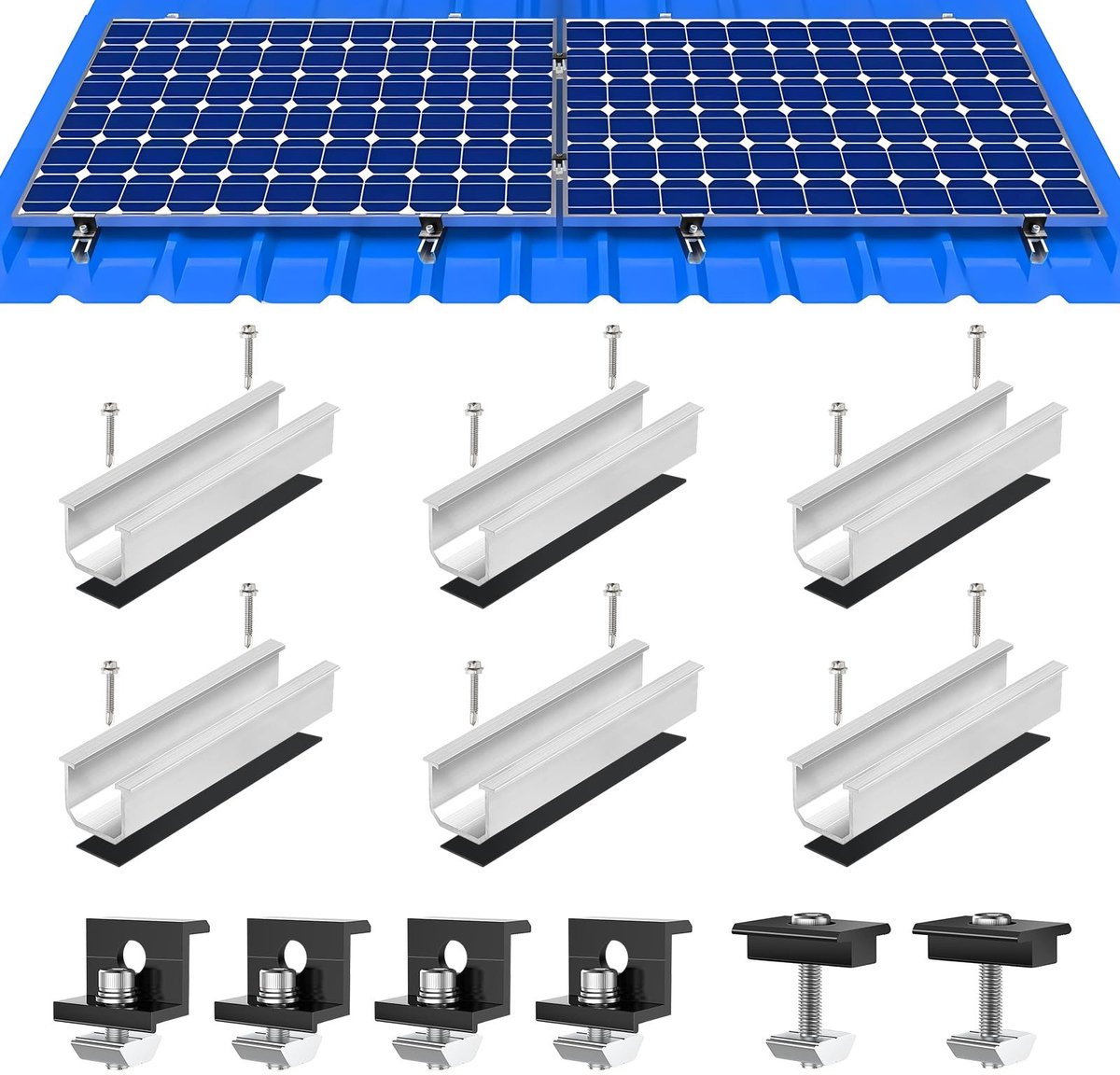 SolidKeus - Solar Panel Beugel voor Balkoninstallaties