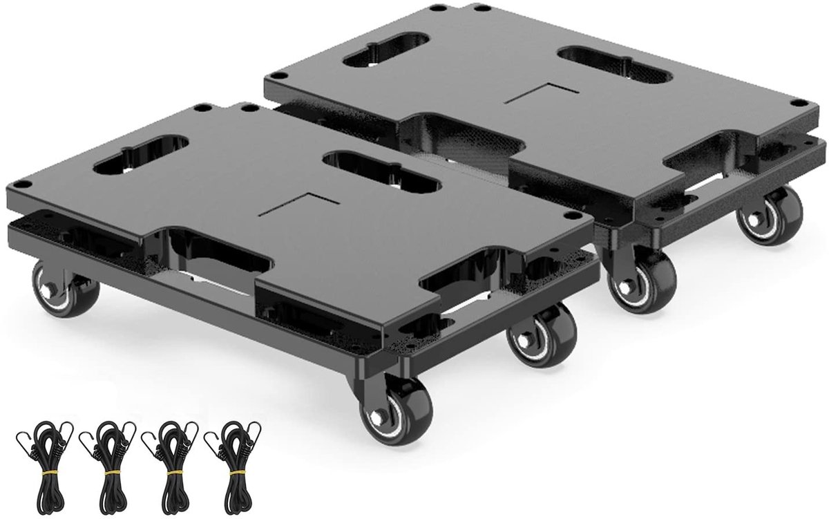 SolidKeus - Set van 2 Transport Rollers voor Meubels