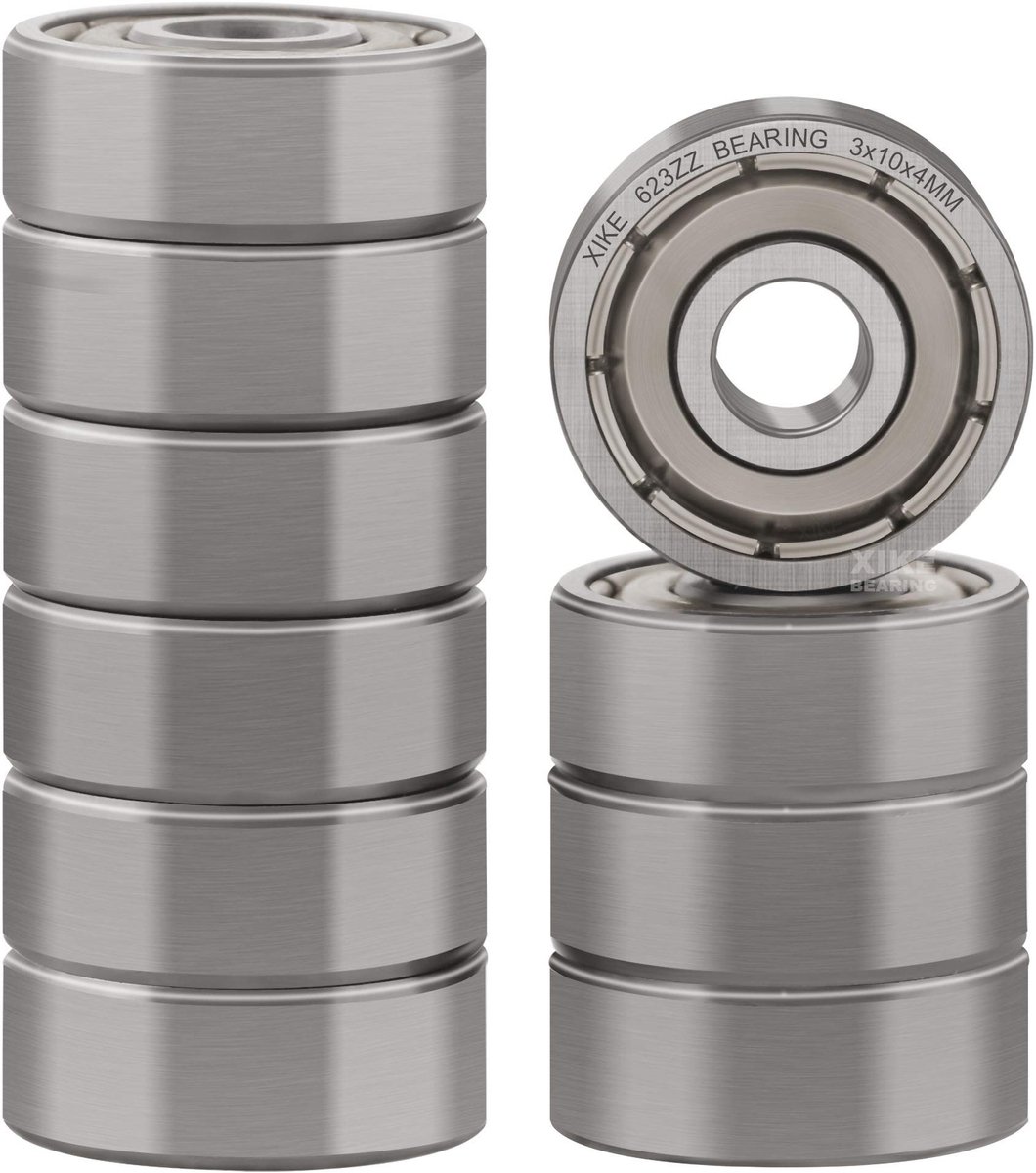 SolidKeus - Ball Bearing 623ZZ 3x10x4mm met Metaalafsluitingen - Set van 10