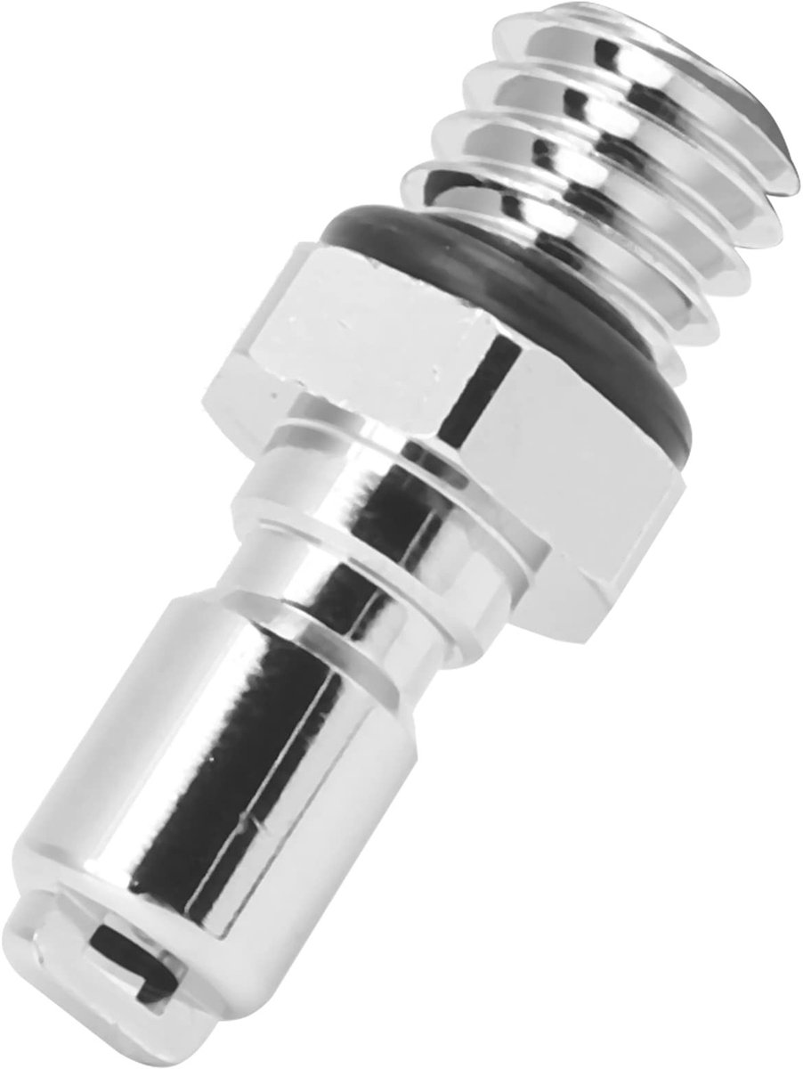 SolidKeus - Power Inflator Adapter van Verchroomd Messing voor Duiken