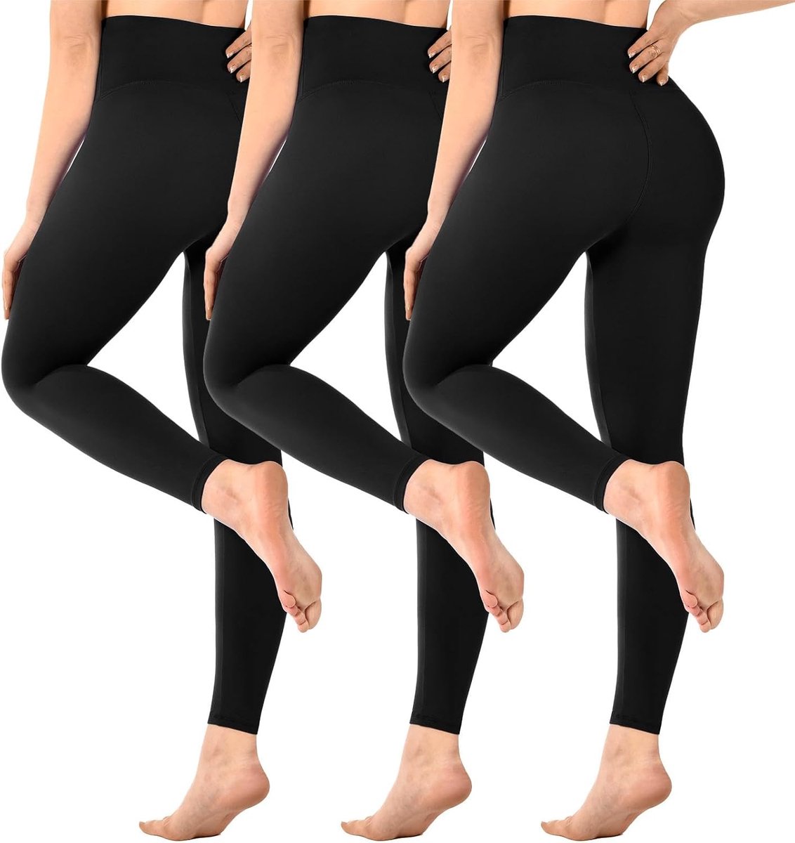 Leggings voor dames, hoge taille, ondoorzichtig, voor gym, yoga, sport
