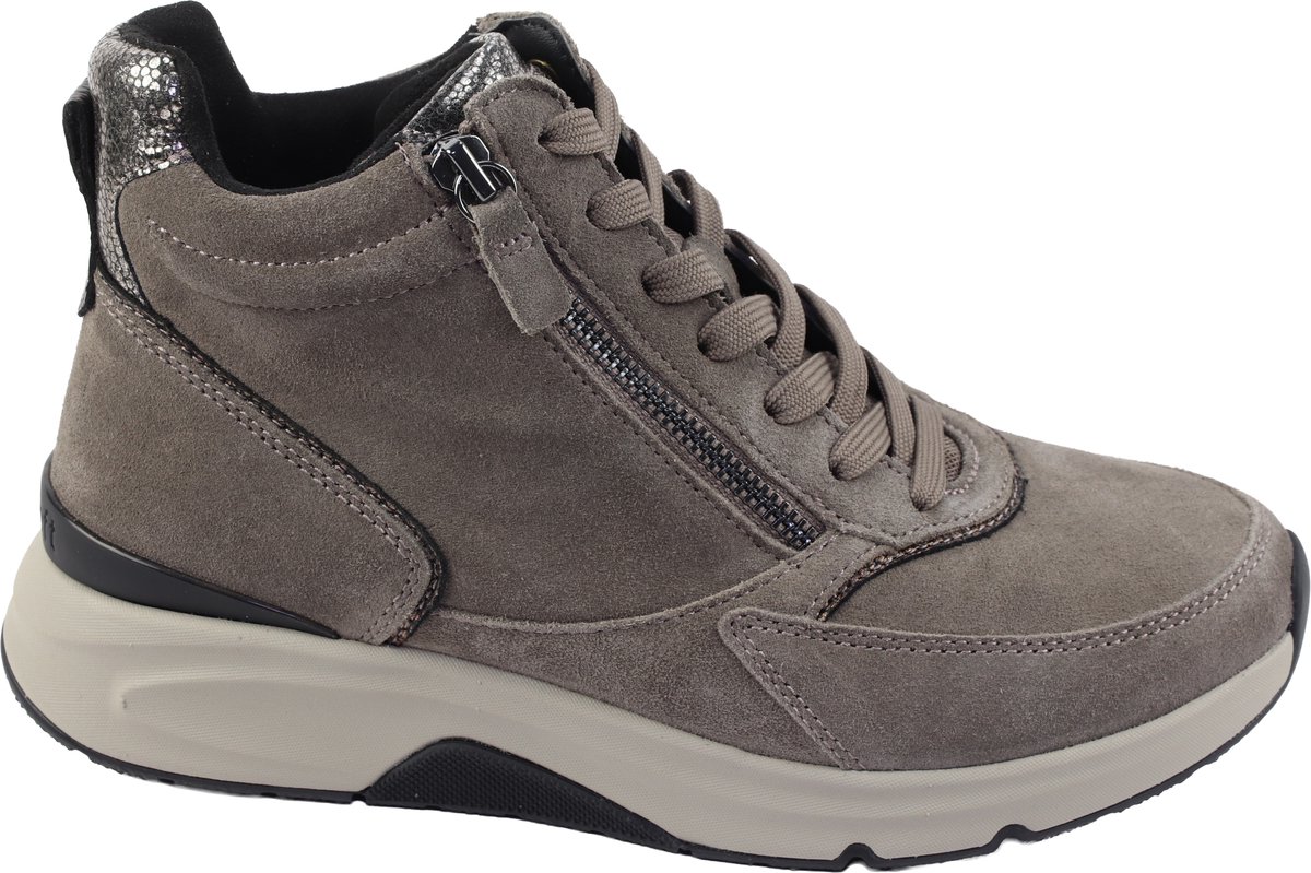 Gabor-Rollingsoft - 0803 - Veterboots Vrouwen - taupe - 37.5