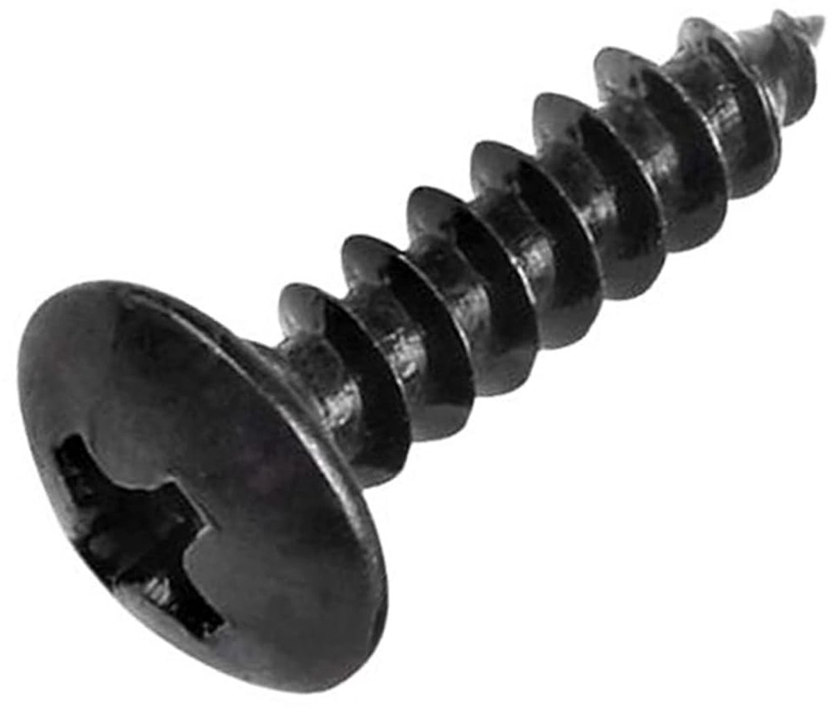 Kruiskop Rond hoofd Zelftappende Houtschroeven | Paddestoel Hoofd Puntige staart Zelfborende Schroeven M3 x 10 mm 100 Pcs