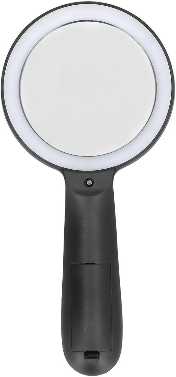 Vergrootglas met Licht 10X Handheld Grote Leesvergrootglazen voor Maculaire Degeneratie, Senioren Lezen, Lassen, Inspectie
