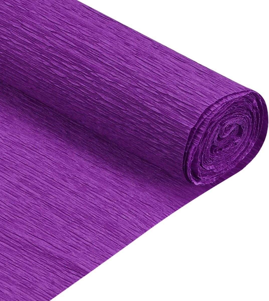 Crêpepapierrollen 20 ft lang 50 cm breed voor verschillende grote hangende party achtergrond DIY decoratie, DIY accessoires, donkerpaars verpakking van 2