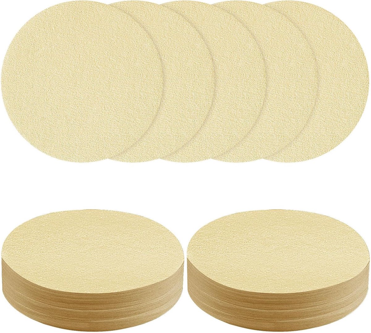Koffiefilters 100 stuks | 51 mm Rond Papieren Koffiefilter | Compatibel met Koffiezetapparaten en Espressomachines | Vervanging voor Micropapierfilters | Milieuvriendelijk & Zonder Bleekmiddel