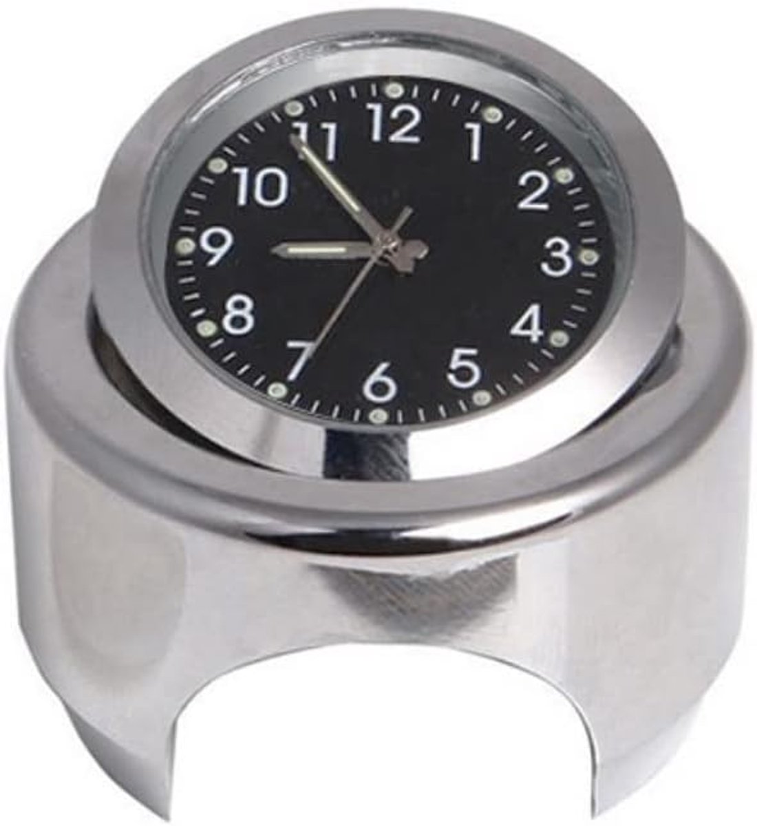 Stuurhorloge voor motorfiets, waterdicht stuur, glow-watch voor motorfiets, fiets