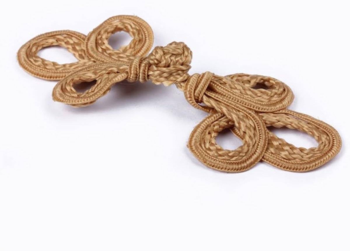 5 paar Chinese knoopsluitingen decoratieve naai knopen voor DIY naaiprojecten en kledingaccessoires