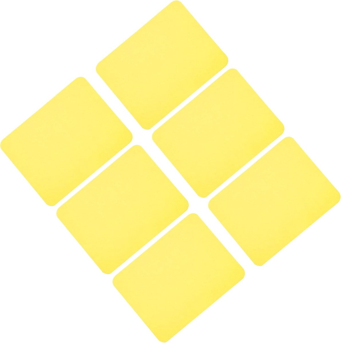 Sourcing map 6 stuks opstrijkbare applicaties, stof, reparatie, patches, opstrijken, reparatie, stof, geel, 12,5 x 9,9 cm, voor kleding, reparatie, broeken, tassen, gaten, reparatie en decoratie