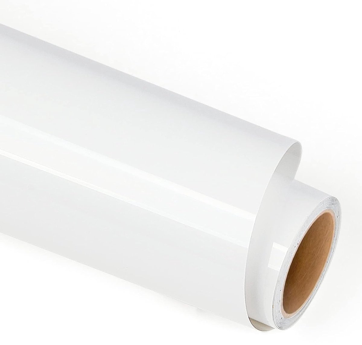 Warmteoverdracht Vinyl - 30,5 cm x 183 cm - Wit Opstrijkbaar voor Cricut, Silhouette Cameo, HTV voor Doeken, Hoeden en Stof
