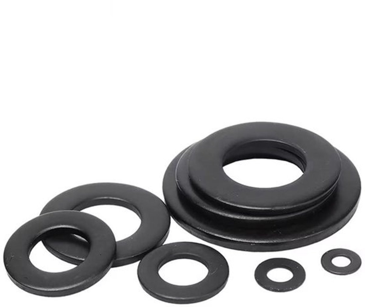 Sluitringen Koolstofstaal - Platte Ringen - M4 x 9 x 0,8 mm - 100 Stuks - Bevestigingsmateriaal - Vermindert Wrijving - Ring