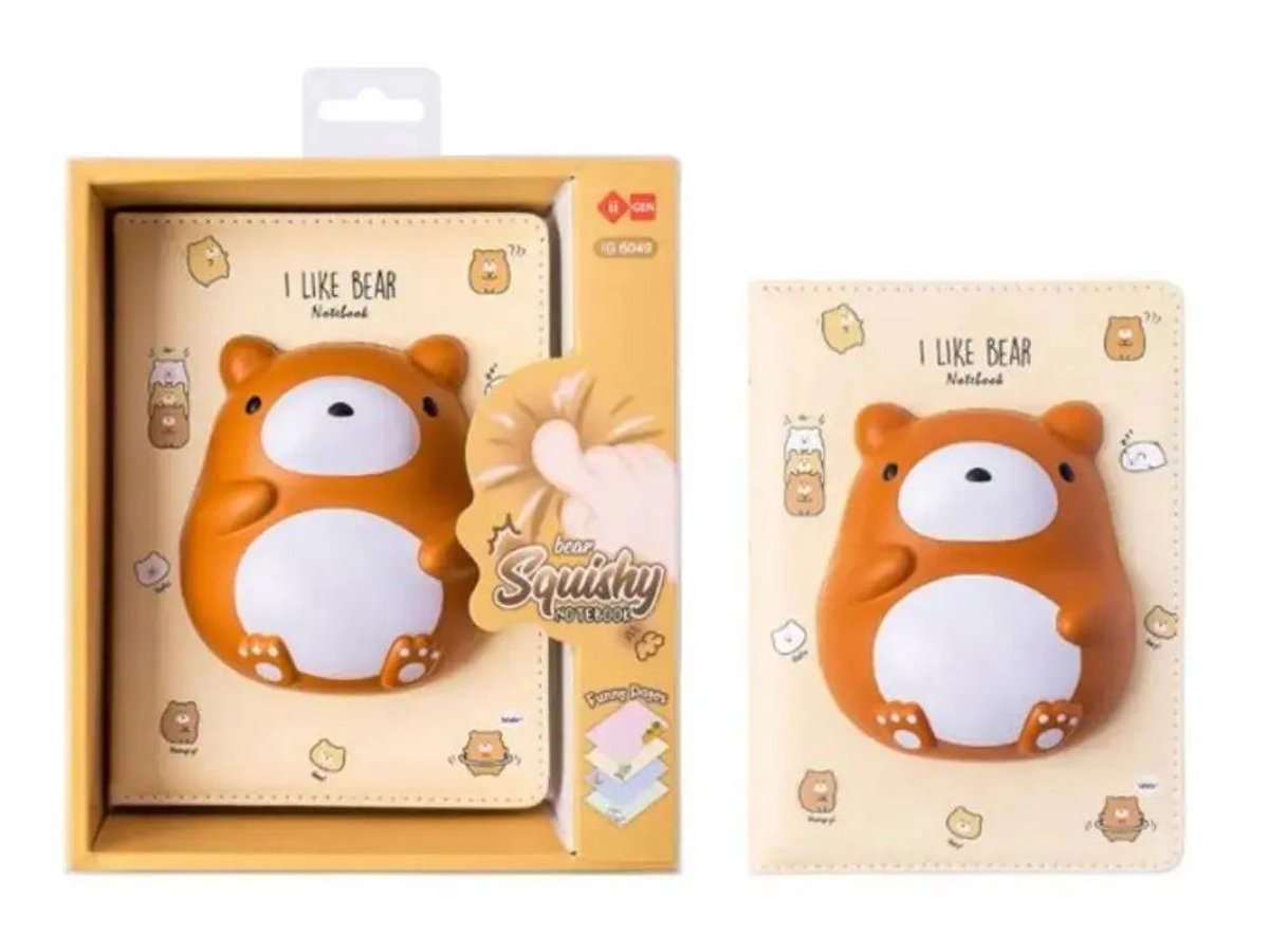 Notitieboek Met Squishable 3D Figuur Beer A5
