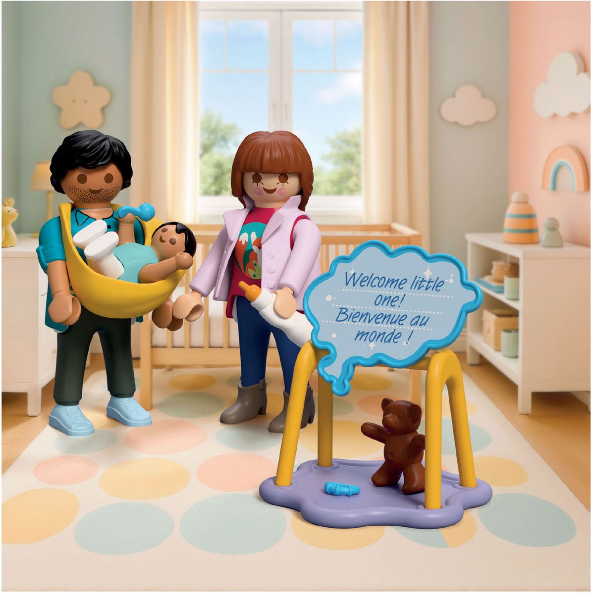 Playmobil geboorte speelset - baby familie cadeau set. – foto 5