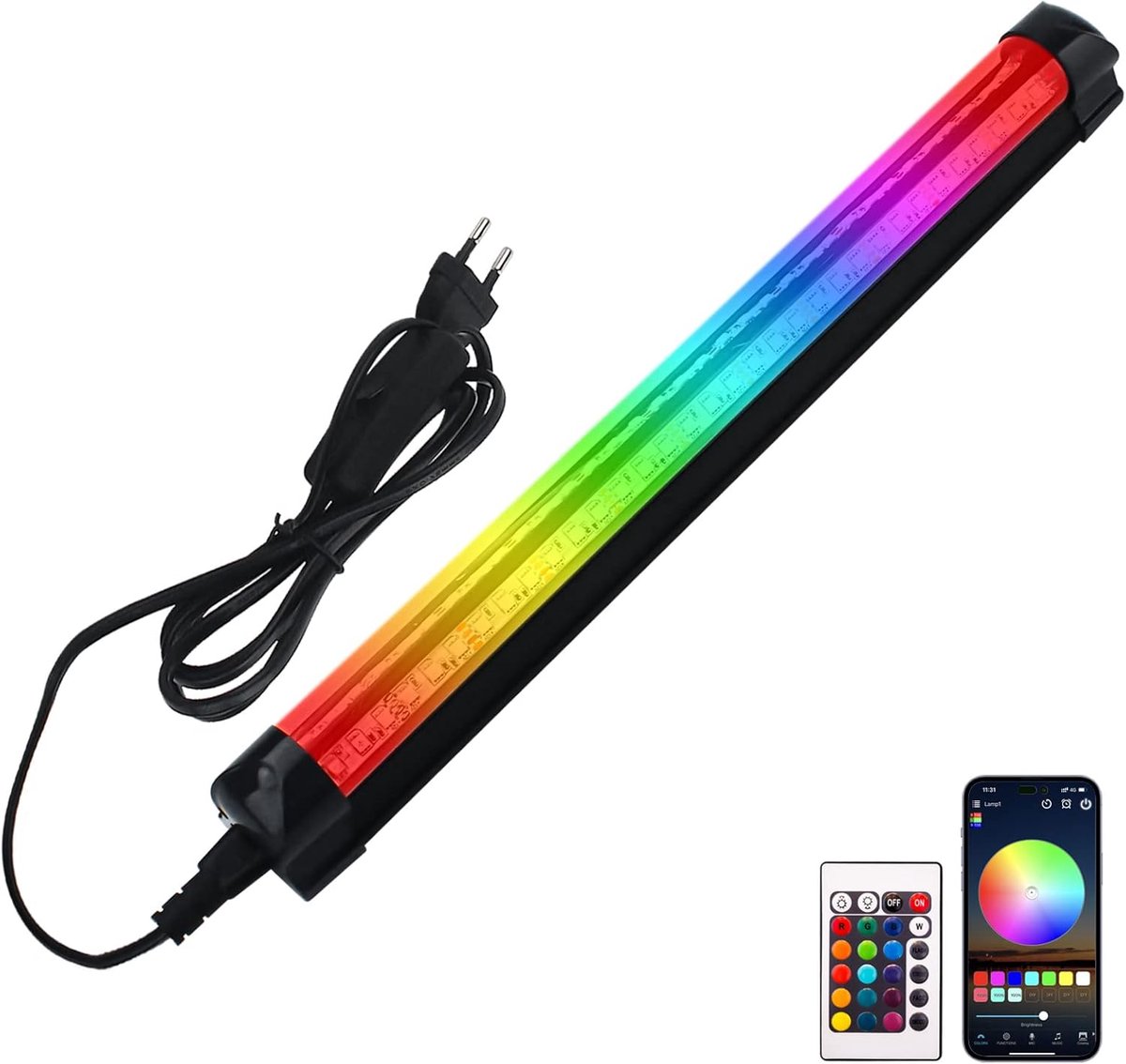 10W RGB LED Lightbar, Wallwasher, Tube Light Met Remote & App Control, Verlichting Voor Home Party DJ Kerst Stage Halloween