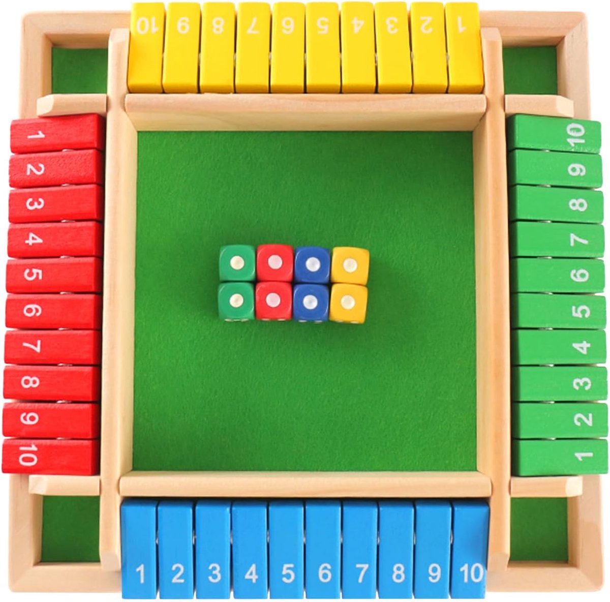 Bordspellen voor 2-4 spelers tafelspellen kinderen en volwassenen familiereünies vakantie bordspellen dobbelspel