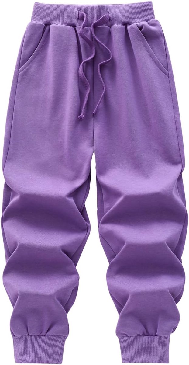 Katoenen Kinderbroek met koordje Joggerbroek voor jongens & meisjes