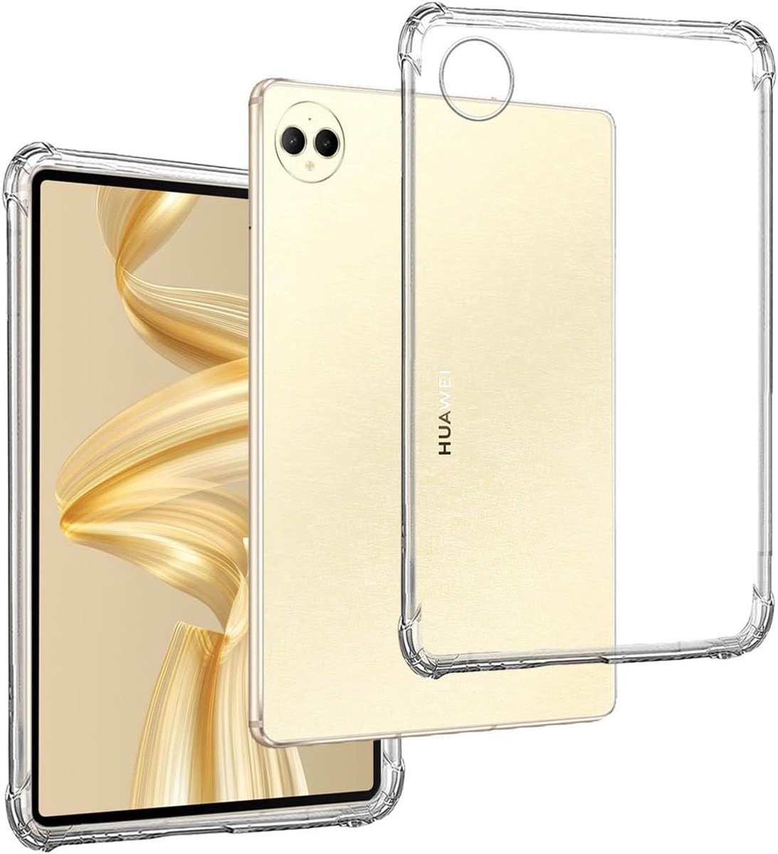 Versterkte Hoekbumpers voor HUAWEI MATEPAD PRO 12,2" 2024, Schokbestendige Hoes Gemaakt van Doorzichtig Shock Proof TPU Siliconen. Ultra Thin Case 0,33mm