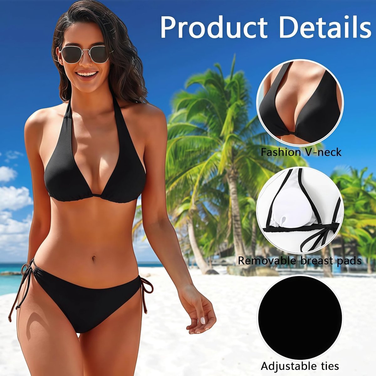 Sets tweedelige tie-dye chic lage taille bikini dames badpak uitgesneden stijl geëvacueerde tweedelige effen kleur bikini