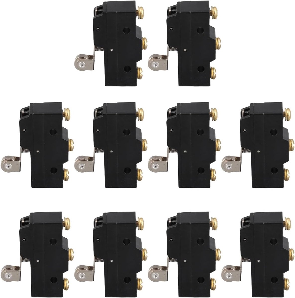 10-Delige Microschakelaar Met Drukknop, Z-15GW22-B Micro-Eindschakelaar Scharnierrol Hendel Momentane Drukknop