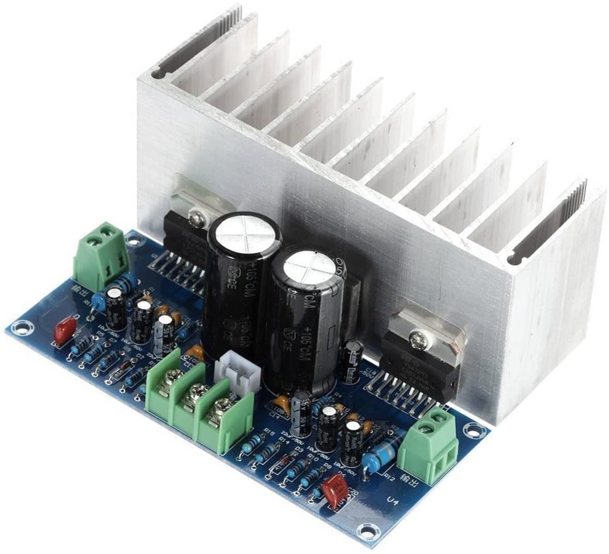 2-Kanaals 100W+100W Digitale Stereo Audio Versterker Board 2.0 met Kabel HIFI