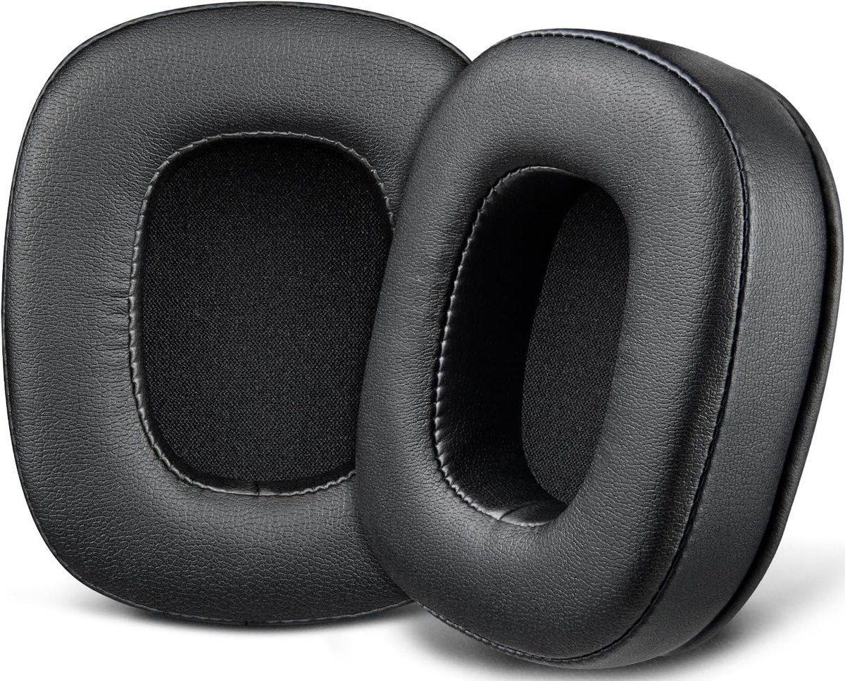 SnelShoppen - Vervangende Oorkussens voor Gaming Headsets, Zachte Proteïne Leer Earpads Kussens, Hoge Dichtheid Schuim, Perfect voor H2002d, Comfortab