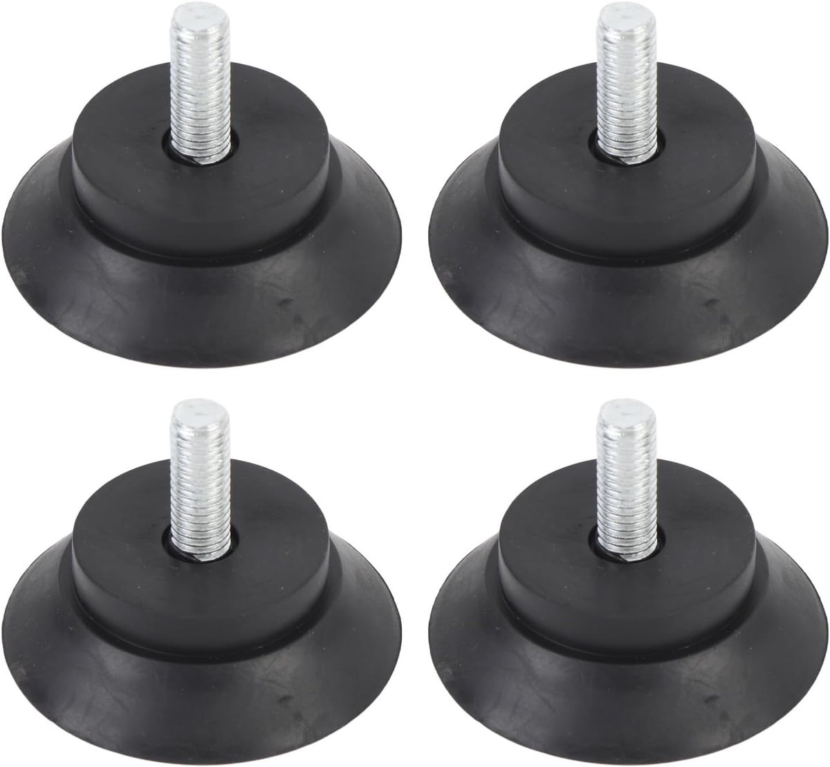 SnelShoppen - Rubber Voetjes met Schroef, 4 Stuks Meubel Rubber Voeten, Antislip Zuignap Voeten voor Meubels en Fitnessapparatuur, Bescherming tegen K