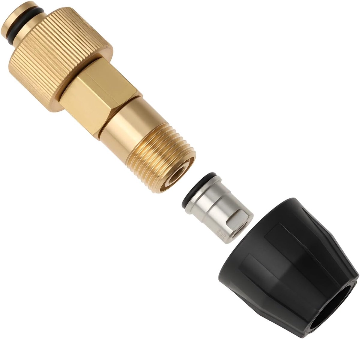 SnelShoppen - Hoge Druk Reiniger Platstraal Nozzle 14mm TR22 Compatibel met Kärcher en Kränzle - Sterke Waterdistrubutie voor Snel Schoonmaken van Gro