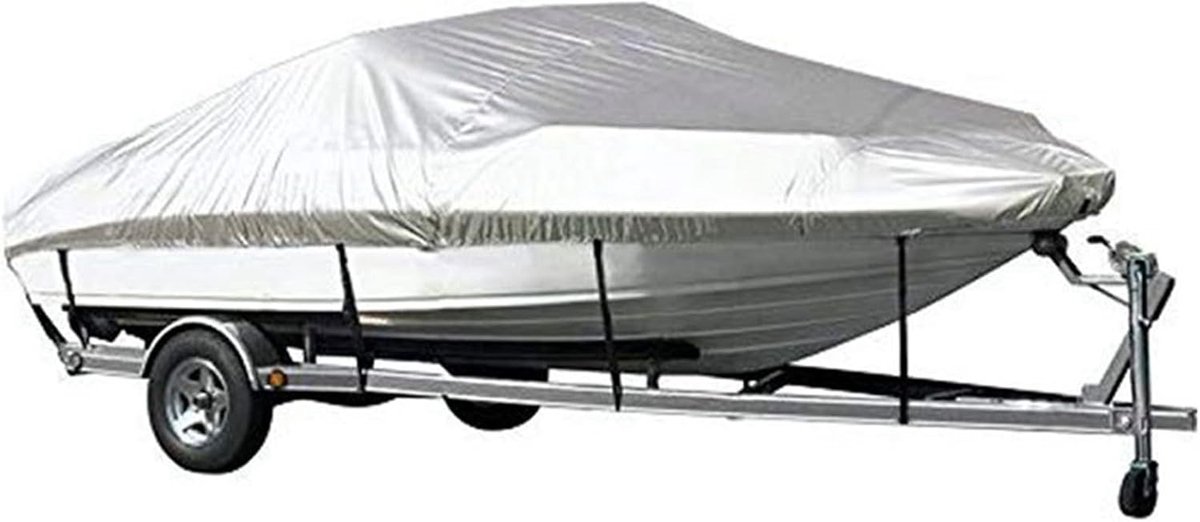 SnelShoppen - Waterdichte Bootkap, Stofdichte Beschermhoes voor V-romp Roeiboot en Vissersboot (600 x 230 cm), Duurzaam Taffeta 190t Materiaal, Divers