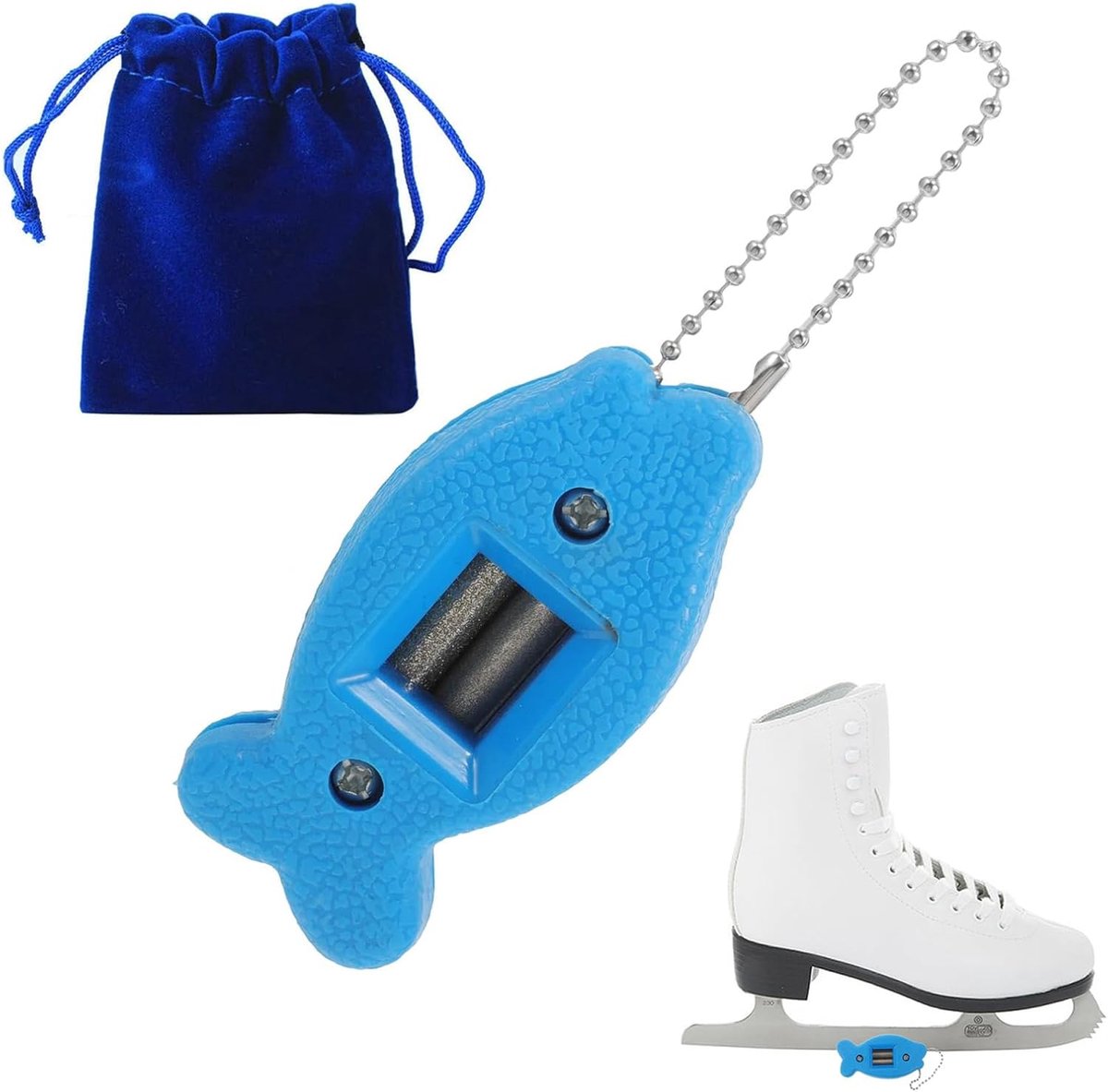 SnelShoppen - Tokaneit Schaatsen Slijper, Handmatige, Draagbare IJs Schaatsslijper, Mes Slijper, Schaats Slijpgereedschap, IJs Mes Slijper