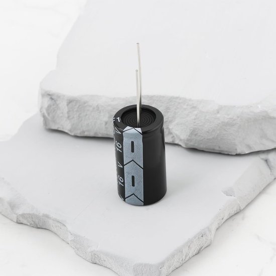 Allecto - Radiale Lood Aluminium Elektrolytische Condensatoren - 10 Stuks - 10000μF 16V - Voor Audio Versterkers - Hoge Capaciteit - Betrouwbaar en... van Merkloos — afbeelding 3