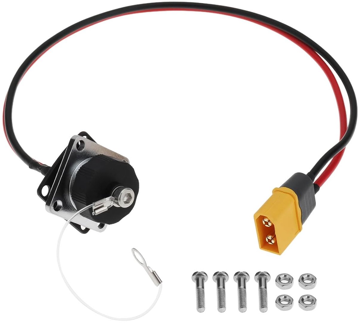 SnelShoppen - Oplaadkabel 2Pin WS16-2 naar XT60 Mannelijke Aansluiting 30cm 14AWG Voor Elektrische Fietsen en Stealth Bomber