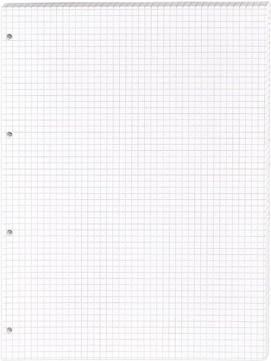 SnelShoppen - 360 Vellen Gelinieerd Collegeblokpapier A4, Los Papier voor 4 Ringen, Navulbladen, Wit, Ideaal voor Kantoor en Schoolorganisatie