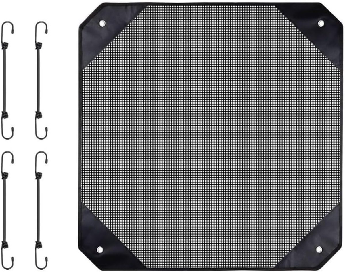 SnelShoppen - Outdoor Unit Air Conditioner Cover 71 x 71 - Universele Zwarte Beschermhoes voor Buitenunit - Duurzaam en Puncture-bestendig - Beschermi