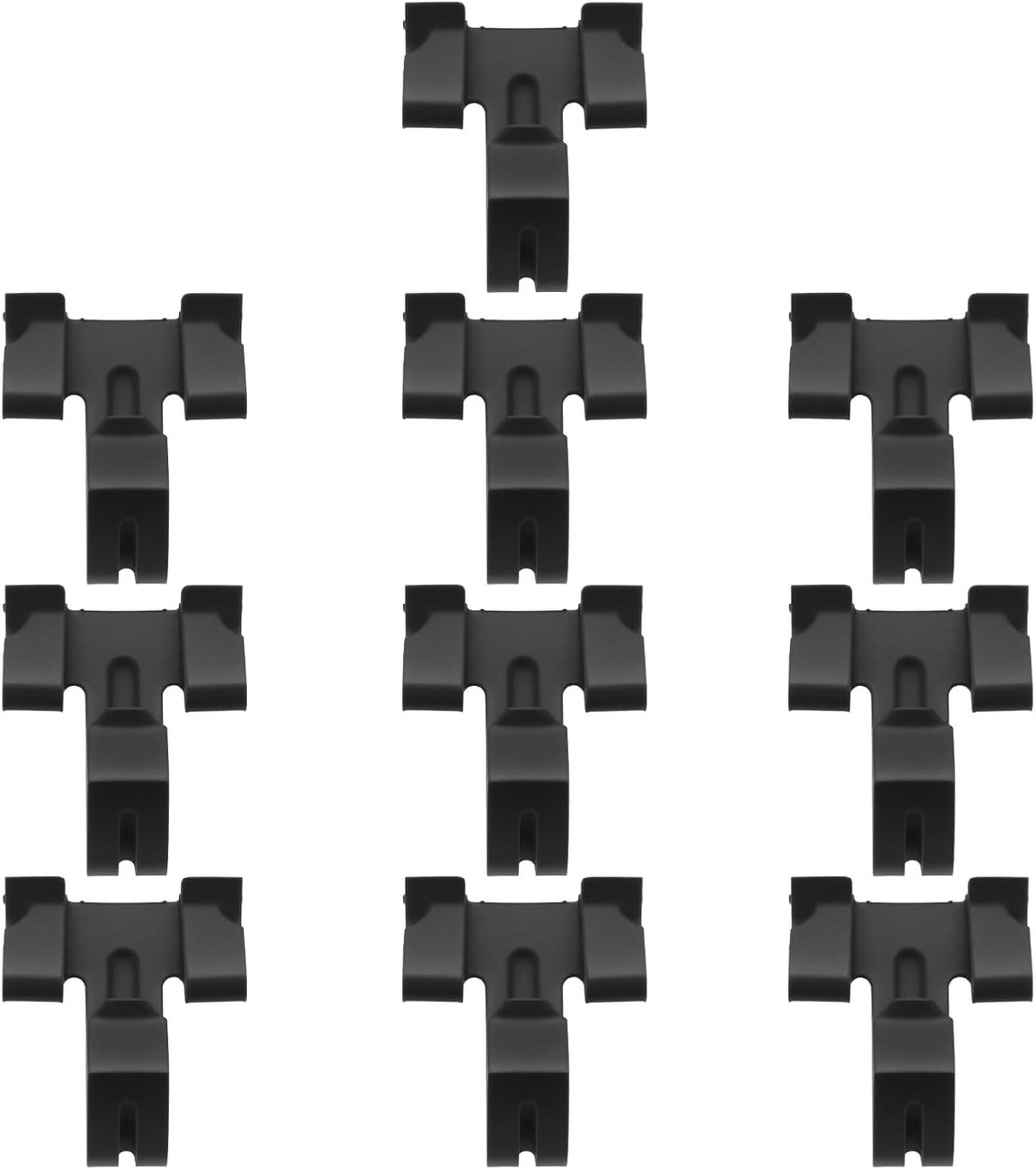 SnelShoppen - 10-delige Dashboard Bezel Trim Clip Set voor Jeep Dodge Chrysler RAM 1500 2500 3500 - Duurzaam Metaal, Perfecte Pasvorm, Anti-verouderin