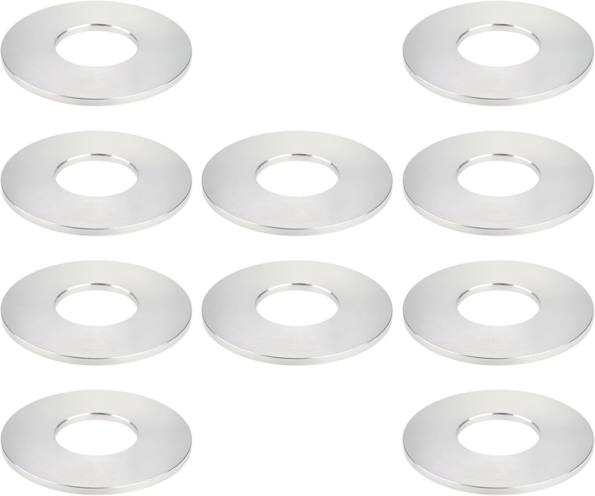 Kraanafdichting 70x30x3mm - Aluminium - Beschermt contactoppervlak - Voor keukenkranen - ShopVlot