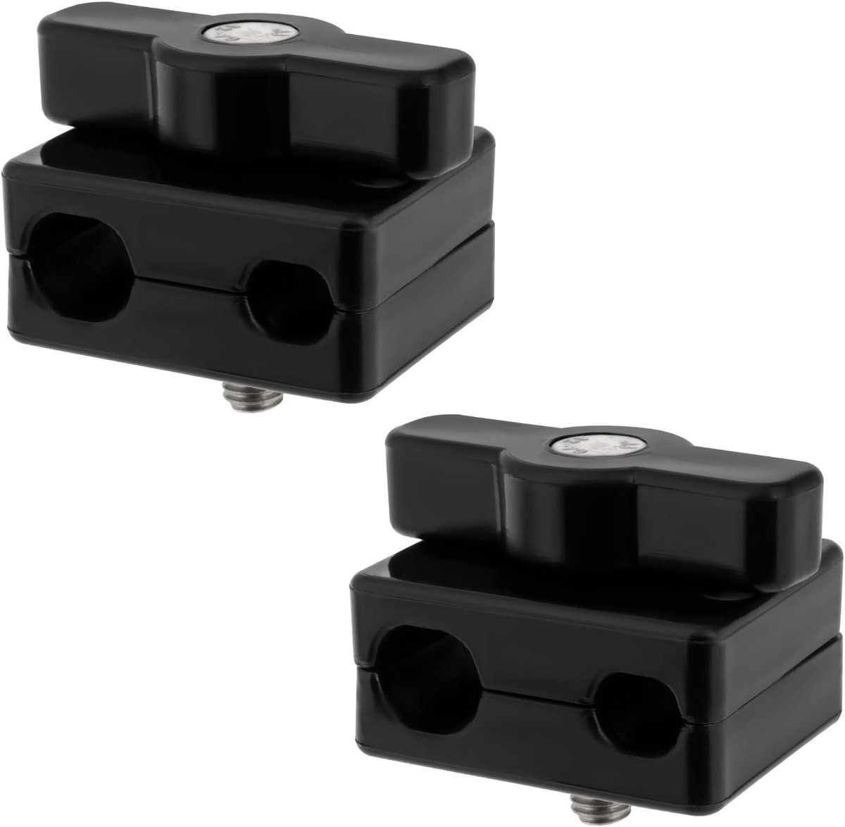 SnelShoppen - 2x Caravan Canopy Rail Channel Lock Blokken Kador Klemmen voor Drive Away Luifel Kit 6mm x 6mm, 8mm x 6mm, 6mm x 4mm Bead Strips voor Ca