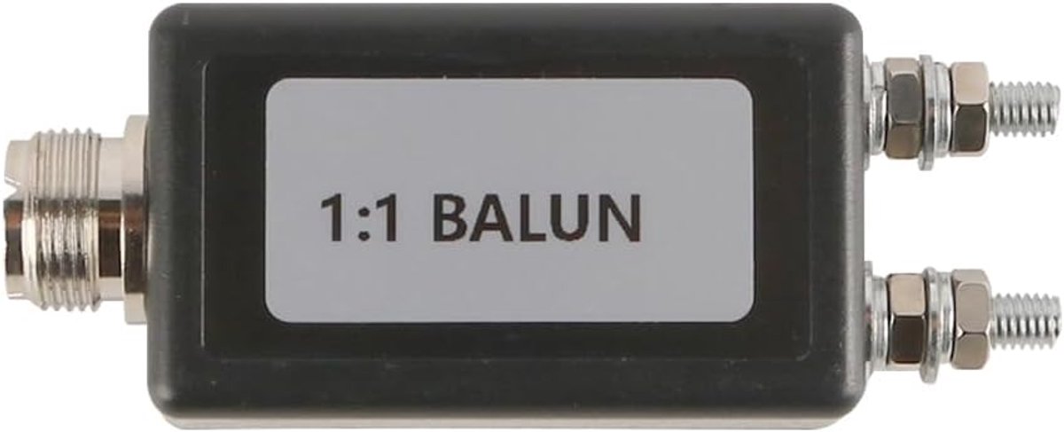 SnelShoppen - 1:1 Mini Balun Duurzame HF Balun Shortwave Antenne voor Buiten QRP Station en Meubilair, Sterk en Duurzaam Kunststof