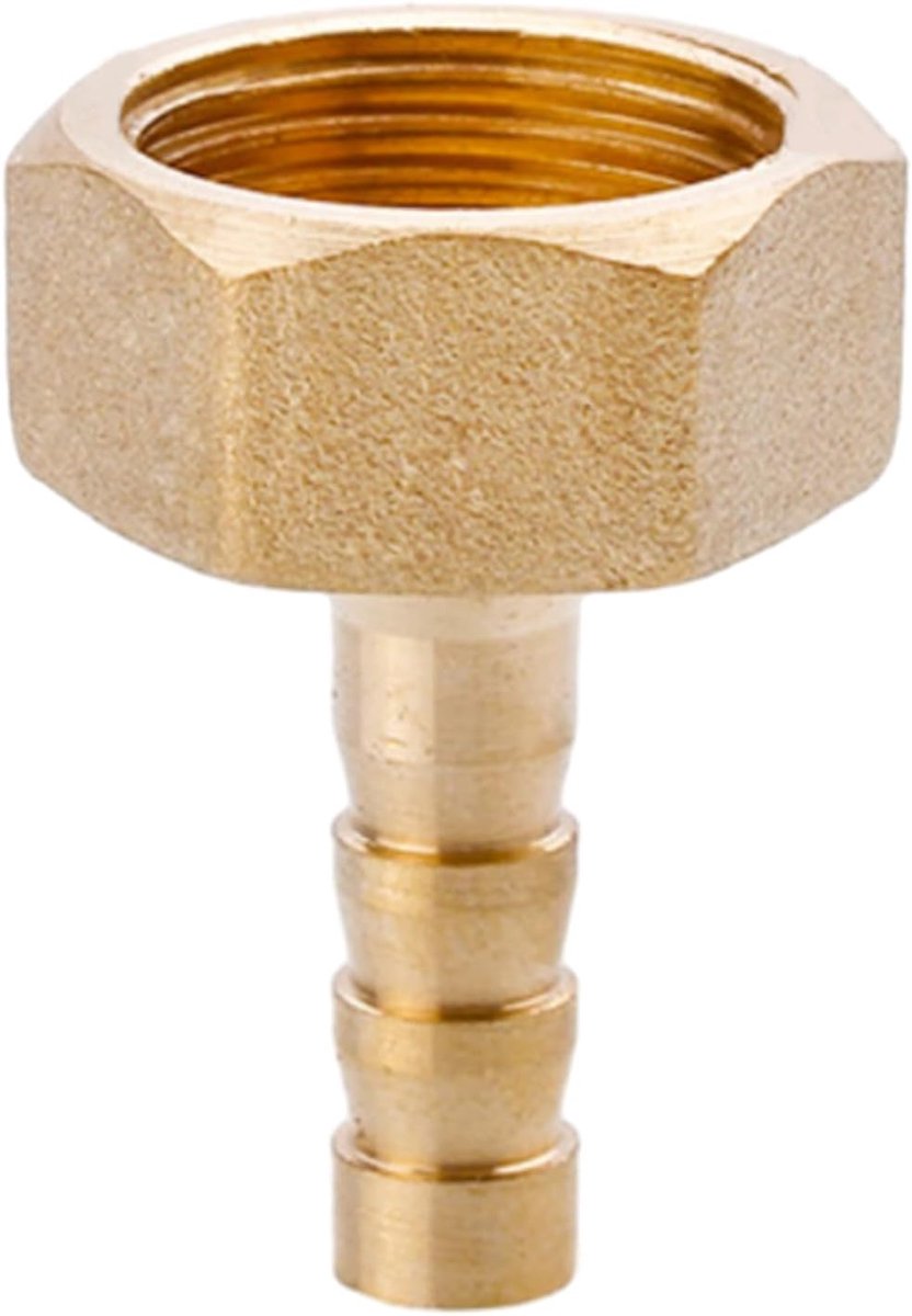 SnelShoppen - Messing 3/8" Slangfitting, Vrouwelijke Draad Splitter Mender, Barb Splitter Mender Fittingen, Slangfitting Adapter Connector voor Lucht